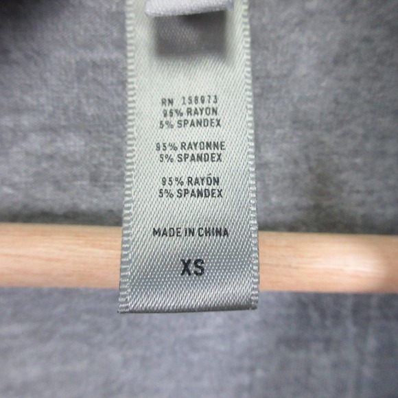 Skims Pajama Set PJ Top Shorts Women XS Gray Rayon Sleepwear Lounge Button 324 - Picture 8 of 16